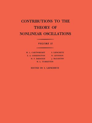 cover image of Contributions to the Theory of Nonlinear Oscillations (AM-29), Volume 2